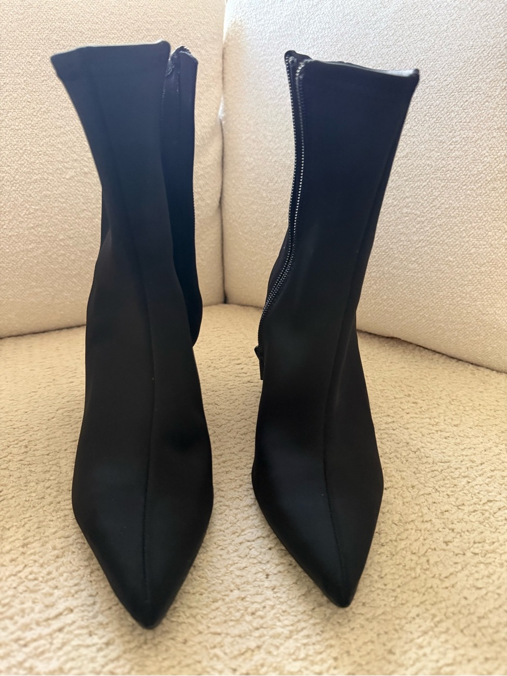 Jeffery Campbell Classic Black Pointed Toe Women's Ankle Boots